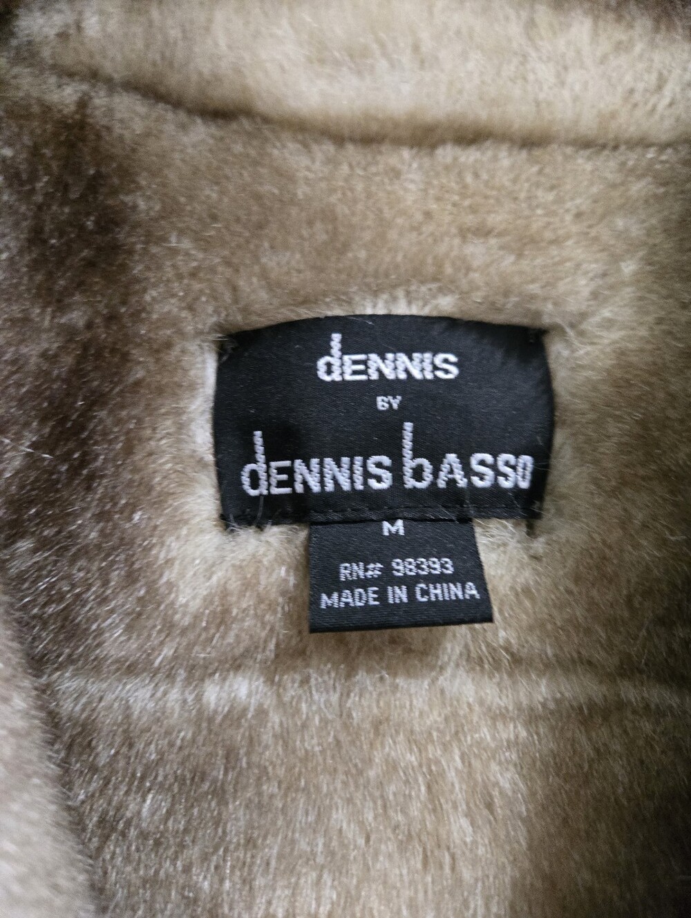 Vintage Y2K Dennis by Dennis Basso Reversible Penny Lane Coat Reversible Sz M - Picture 5 of 9